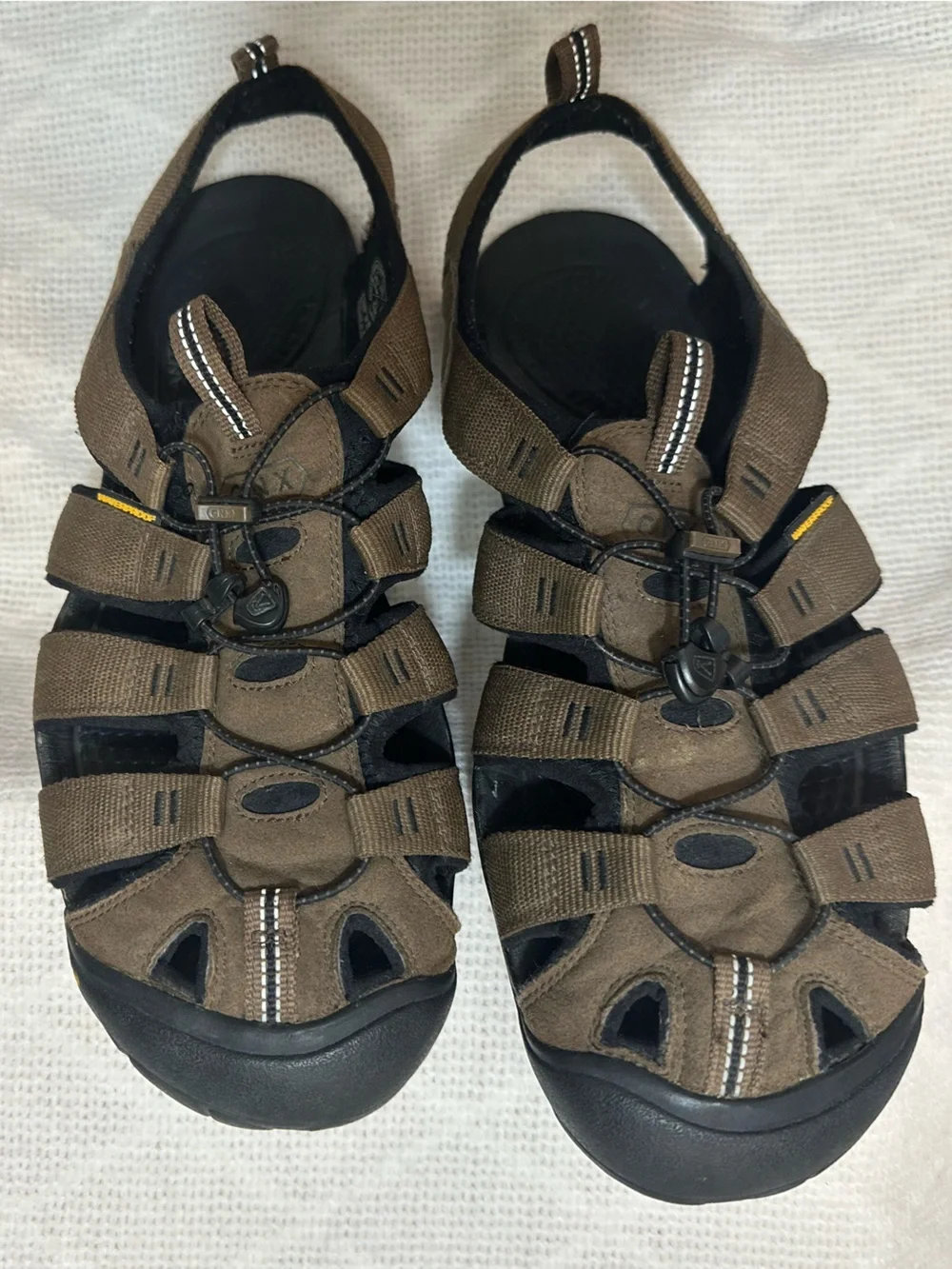 New Men’s Keen sandals 13 EU 47 Newport Clearwater tan brown bison water shoe 13